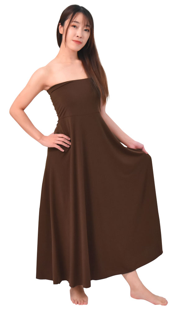 フラダンス衣装 ベアワンピース フラワンピース ダンス衣装 社交ダンス