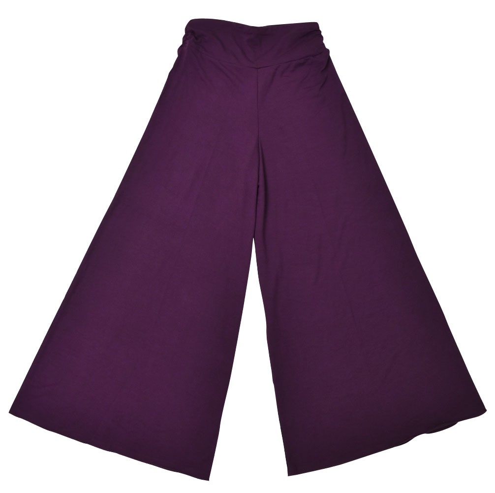 ダンスパンツ ウエスト切替えワイドパンツ フレアパンツ ガウチョ