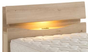 ドリームベッド ウレルディ2758 シングル 棚付き 照明付き コンセント