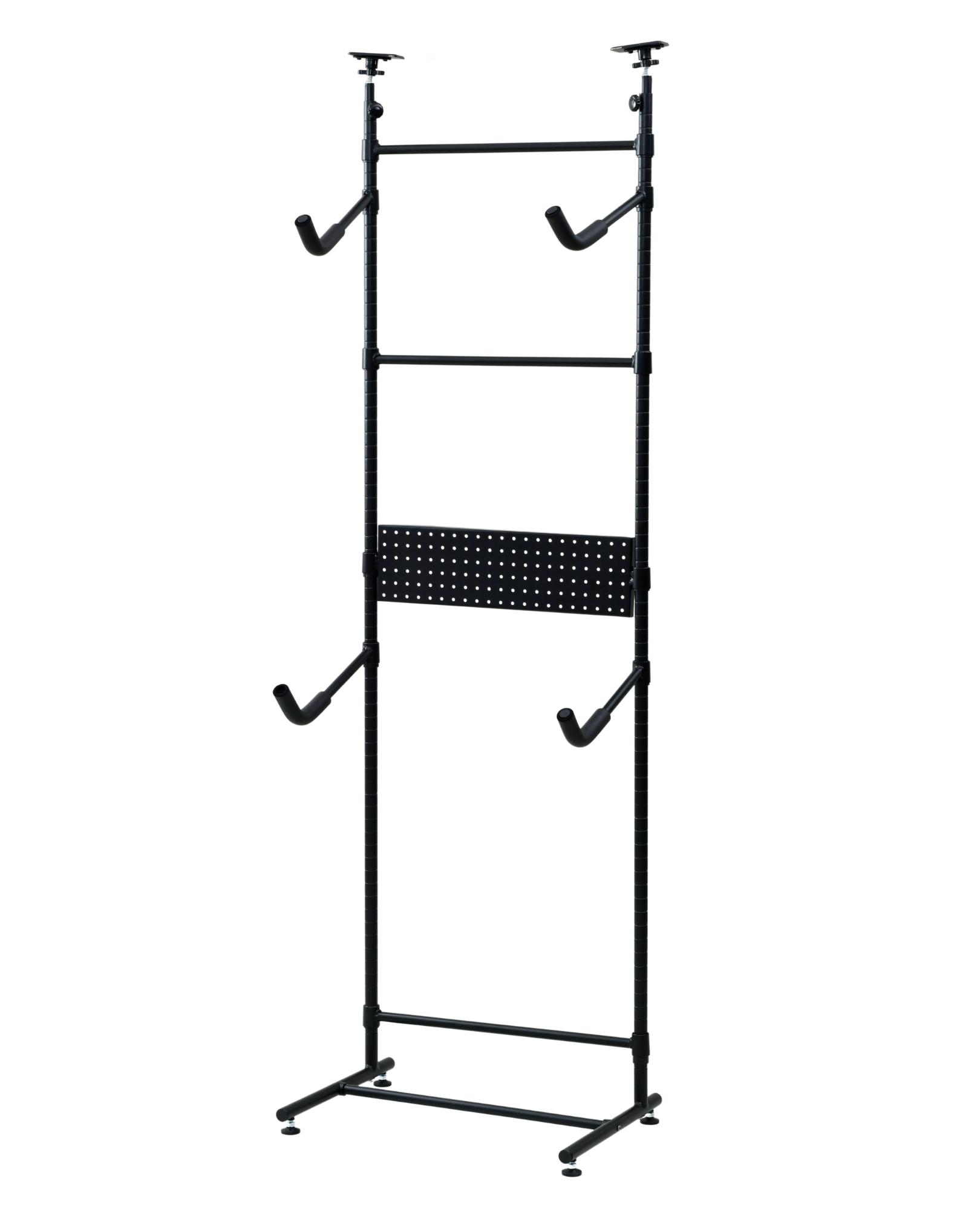 山善（YAMAZEN） 突っ張り 自転車 スタンド ラック 幅62.5 奥行43.5 高