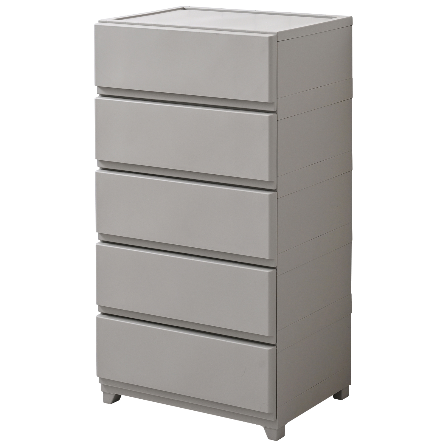 中が透けない 壁付き チェスト ワイド 5段 幅54 日本製 収納ケース