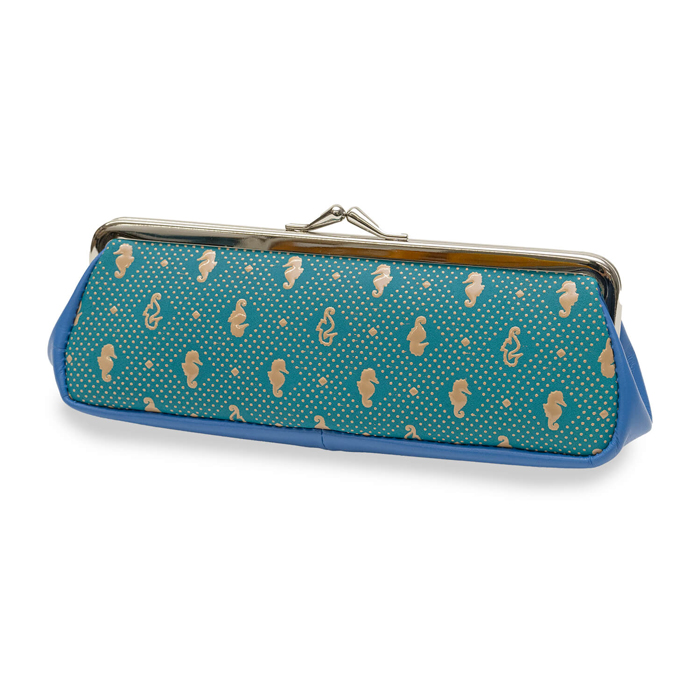 古都印伝 メガネケース 眼鏡ケース がま口ケース ペンケース