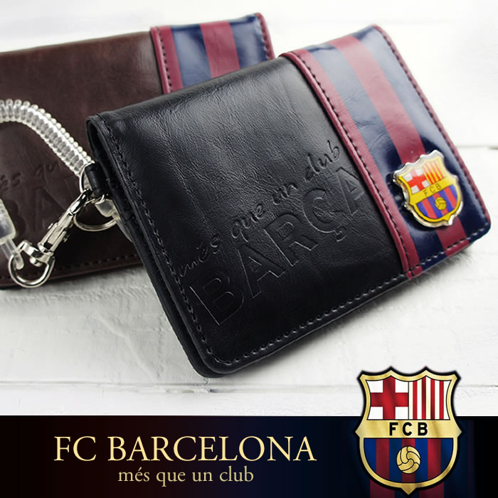 FCバルセロナ 本革 お札入れ 定期入れ カード入れ FCバルセロナ｜パス