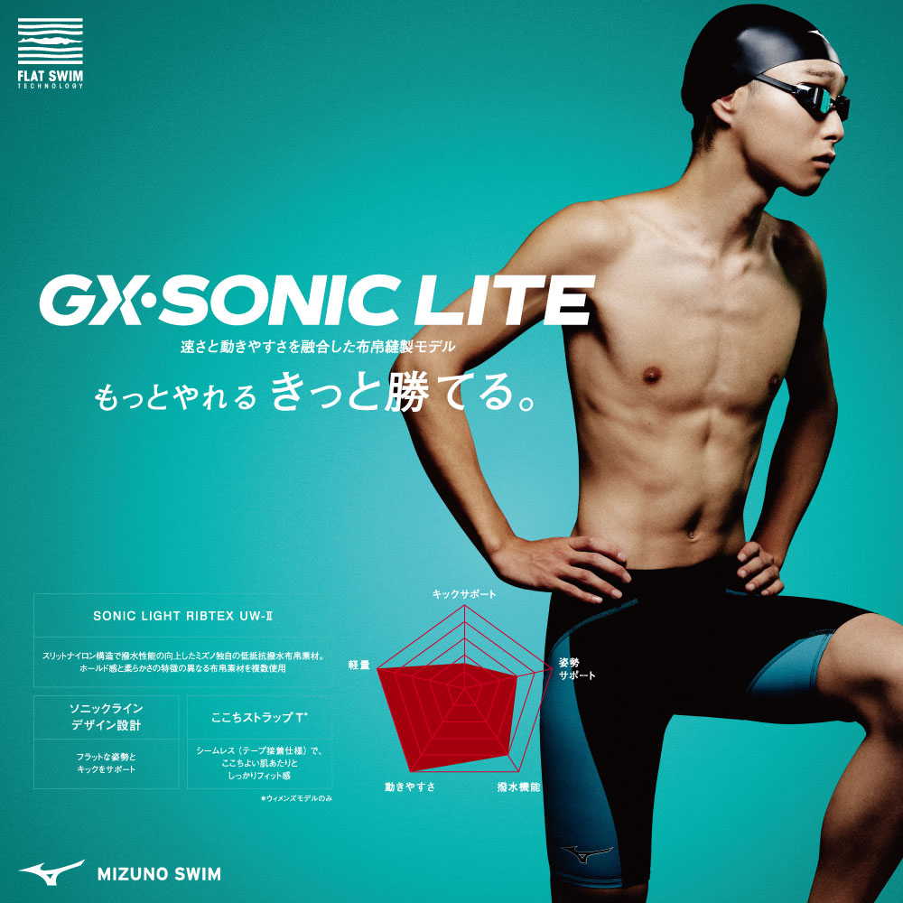 GX・SONIC ミズノ MIZUNO 競泳水着 レディース WA承認モデル LITE