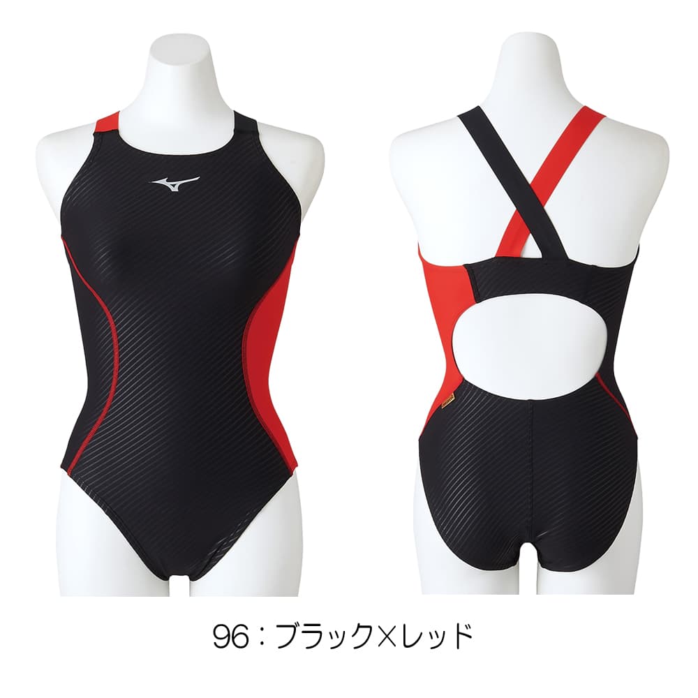 MIZUNO（ミズノ） 競泳水着 レディース 練習用 ミディアムカット EXER