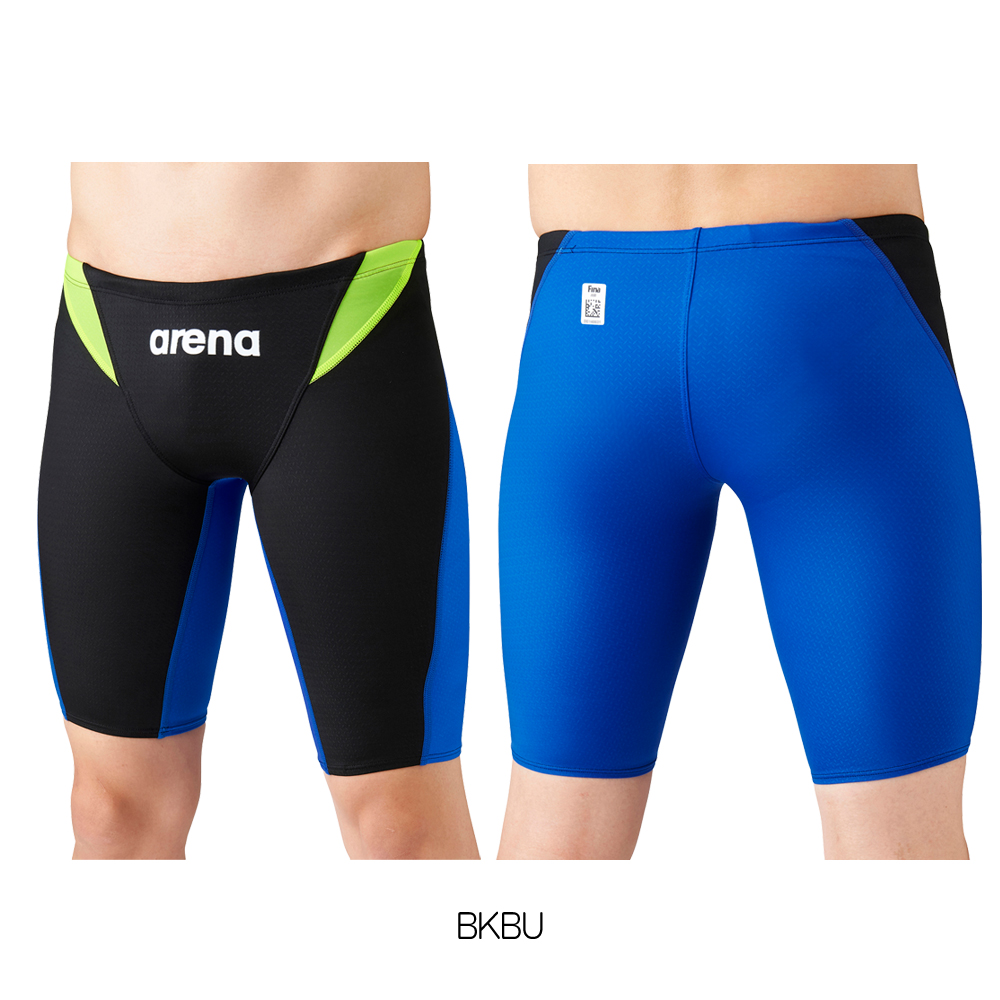 アリーナ（arena） 競泳水着 メンズ WA承認 ハーフスパッツ AQUA