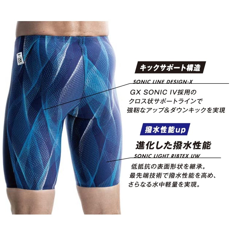MIZUNO（ミズノ） 競泳水着 メンズ GX SONIC5 MR マルチレーサー Fina