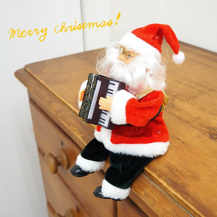 FUNNYクリスマス ミュージック アコーディオンが上手なサンタ