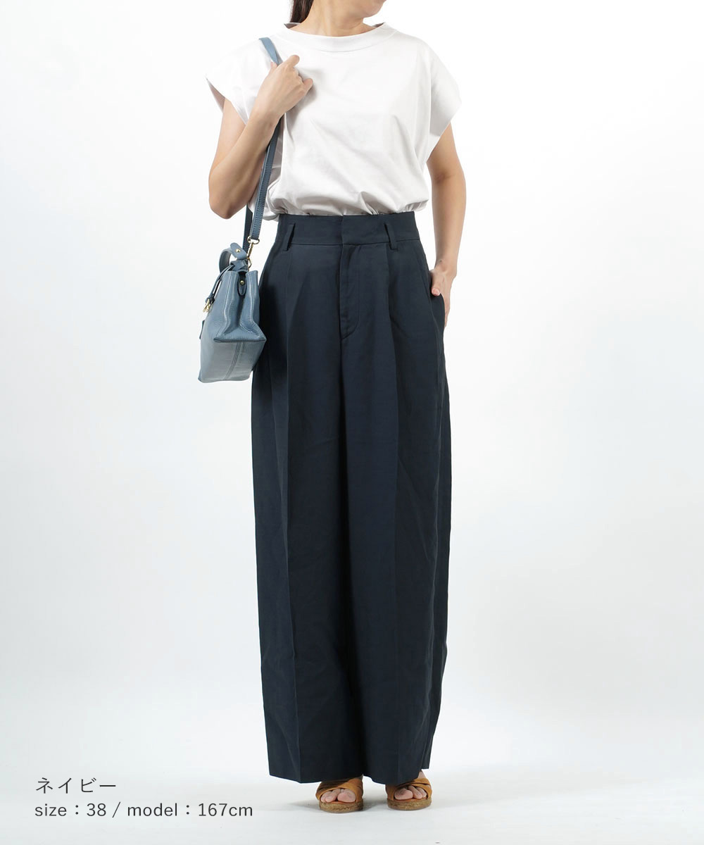 SACRA（サクラ） ワイドパンツ レディース 国内正規品 : etre!par bleu