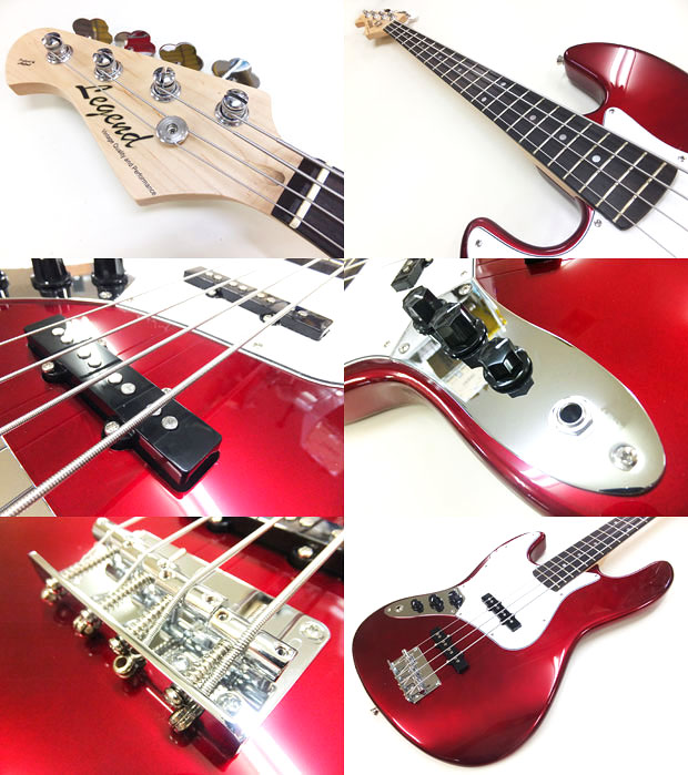 Aria Proll 左利き ベース 初心者セット Legend LJB-Z LH 7点 ライト