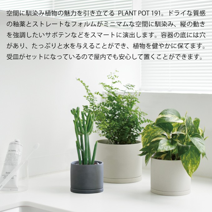 KINTO（キントー） プラントポット 191 10.5cm 植木鉢 : エクリティ
