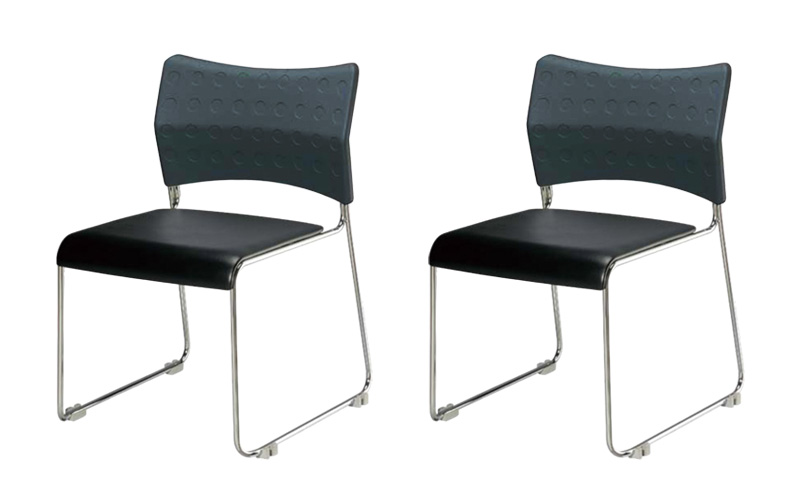 会議用椅子 会議用いす スタッキングチェア 2脚セット 会議椅子