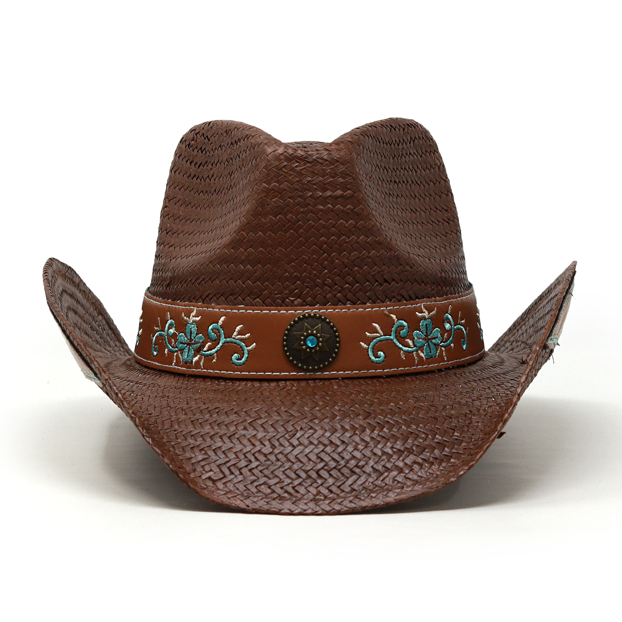 テンガロンハット メンズ 春夏 ストローハット レディース カウボーイ