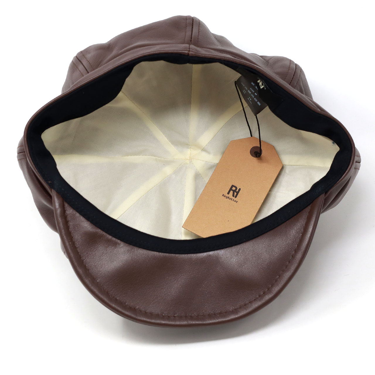 ReqHatter ラムレザー キャスケット メンズ レディース キャスケット