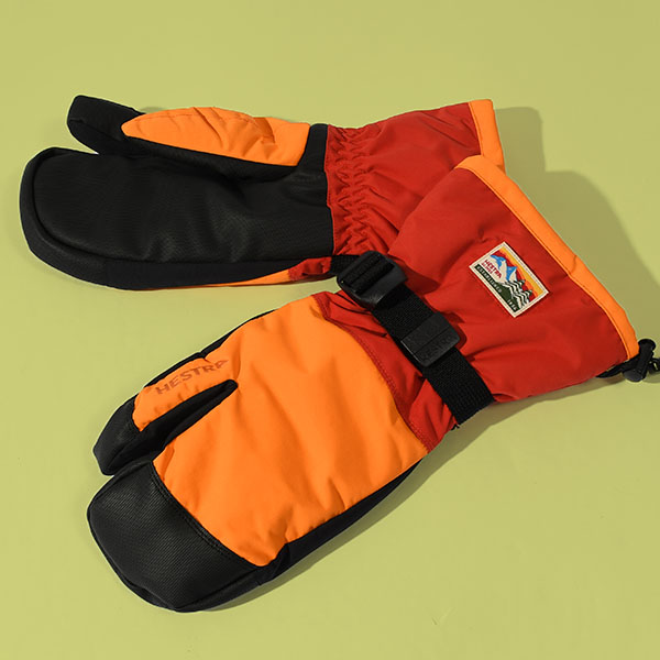 HESTRA（ヘストラ） レザーミトン Gauntlet Sr 3-Finger MITTEN メンズ