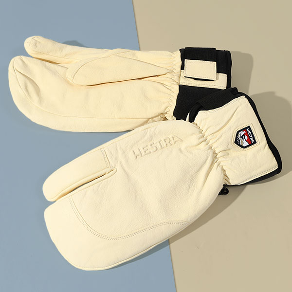 HESTRA（ヘストラ） レザーミトン Topo 3-Finger MITTEN メンズ ミトン