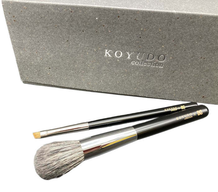 熊野筆 晃祐堂 KOYUDO collection BC チークブラシ＆アイブロウ セット