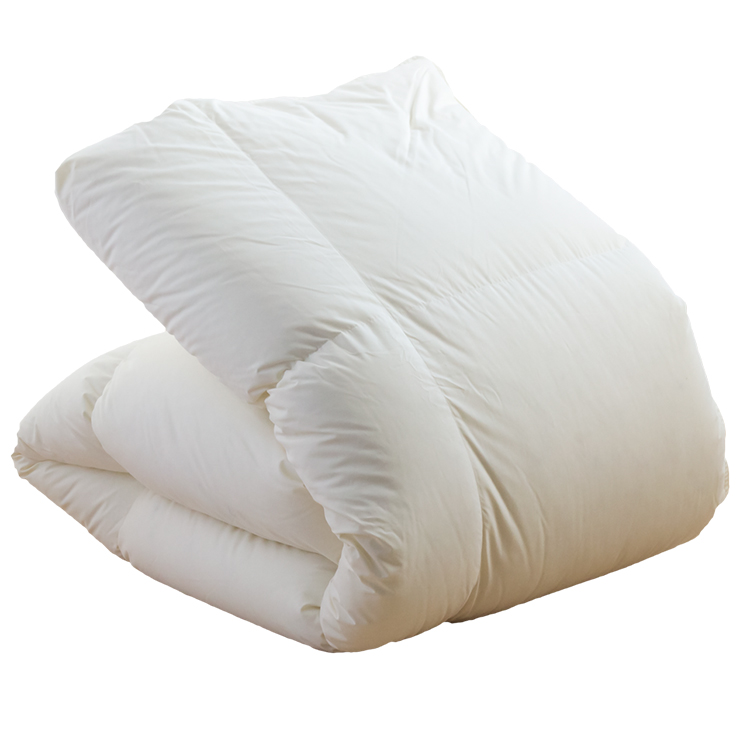 羽毛布団 ダブル ハンガリーホワイトダック93％ 400DP 洗える ランド