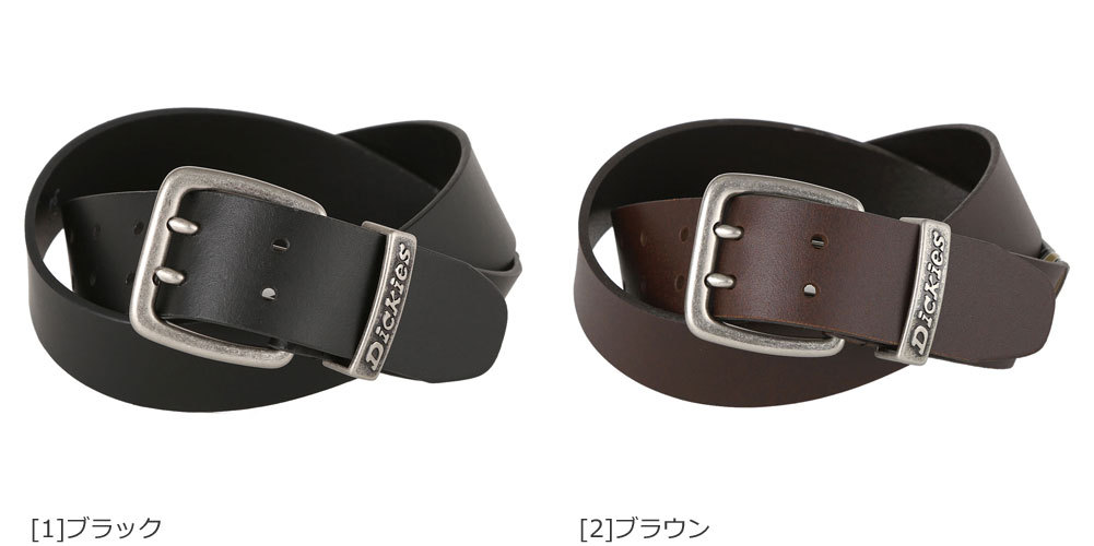 Dickies（ディッキーズ） ベルト ダブルピン メンズ 本革 レザー