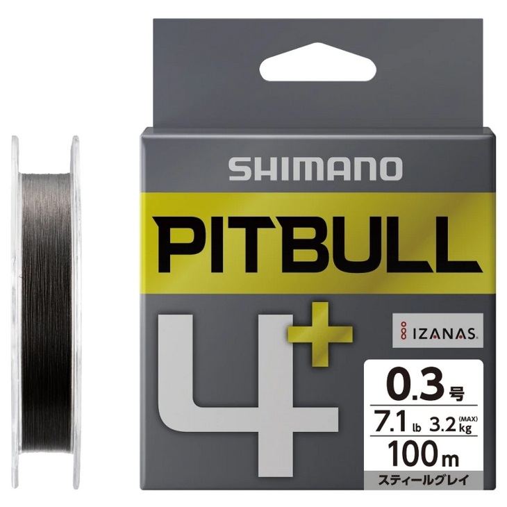 シマノ（SHIMANO） ピットブル4 + ( プラス ) 100m 0.3号 LD-M44V 4本