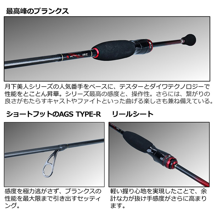 DAIWA（ダイワ） 22 月下美人 EX 510UL-S (2022年モデル) ライトゲーム