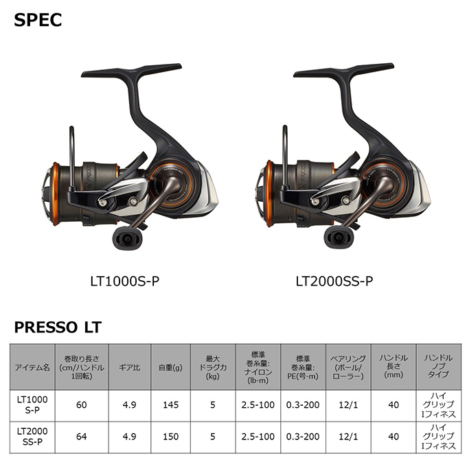 DAIWA（ダイワ） 【目玉商品】ダイワ 21 プレッソ LT2000SS-P (2021年