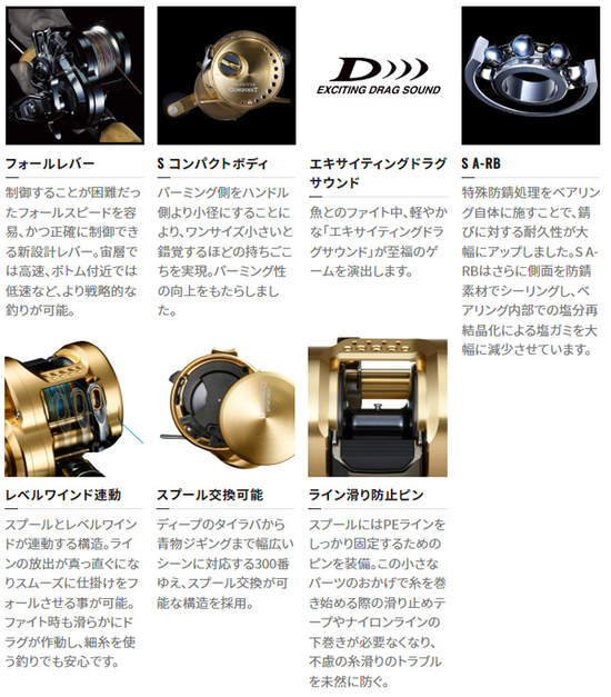 シマノ（SHIMANO） 22 オシアコンクエスト 301HG (左ハンドル) 2022年