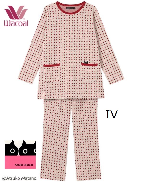 WACOAL（ワコール） レディースパジャマ マタノアツコ長袖長パンツ