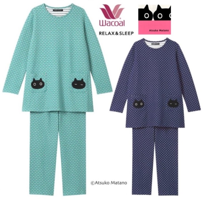 WACOAL（ワコール） レディースパジャマ マタノアツコ長袖長パンツ