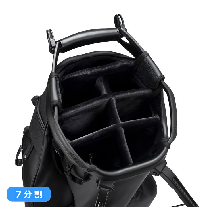 VESSEL ベゼル プレイヤー5.0 プロ スタンド キャディバッグ ダブル