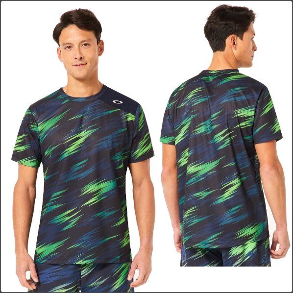 OAKLEY（オークリー） メンズ テニスウェア 上下セット 半袖 ハーフ