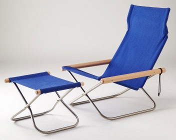 ニーチェア X 本体椅子とオットマンのセット 送料無料 折りたたみ椅子