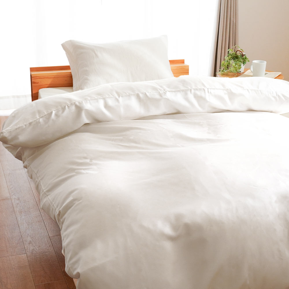 シルク掛け布団カバー シングル 日本製 絹100％ 両面シルク 19匁