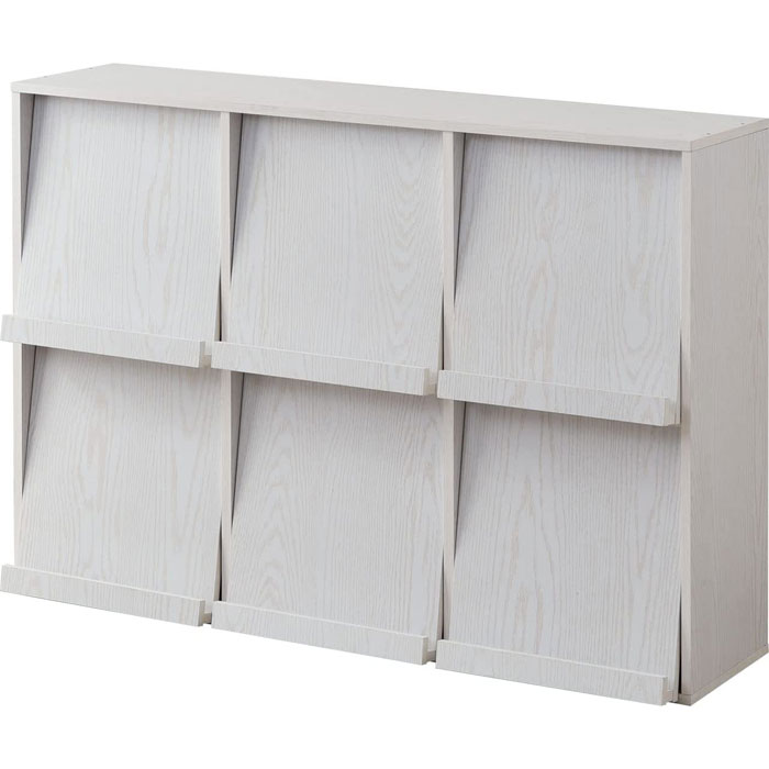 ワイエムワールド 本棚 ディスプレイラック スリム 扉付 大容量 扉