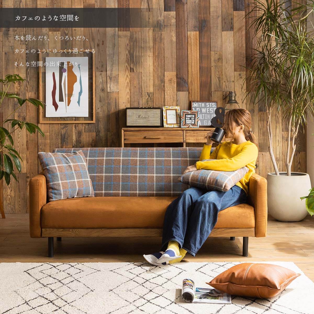 ソファ ソファー ファブリックソファ ファブリックレザー 二人掛け