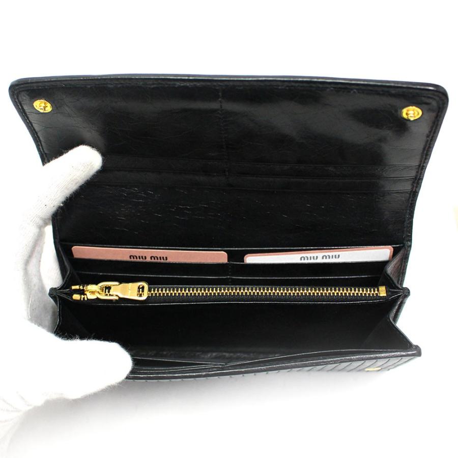 miu miu（ミュウミュウ） 財布 レディース 長財布 革 ブランド 大容量