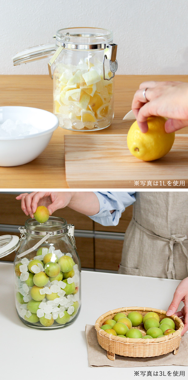 セラーメイト 【取扱終了】セラーメイト 取手付密封びん 4L 梅仕事