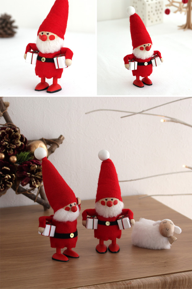 今季完売】ノルディカニッセ 欲張りサンタ フェルトシリーズ 赤
