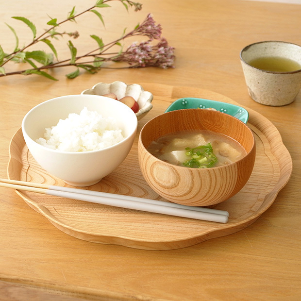 2/25はポイント10倍／ 四十沢木材工芸 KITO 輪花盆 大 ケヤキ 選べる