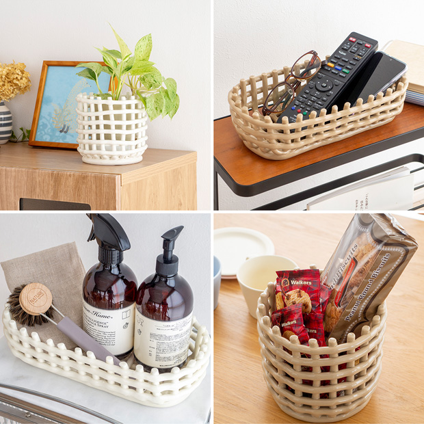 Ferm Living セラミックバスケット スモール ファームリビング