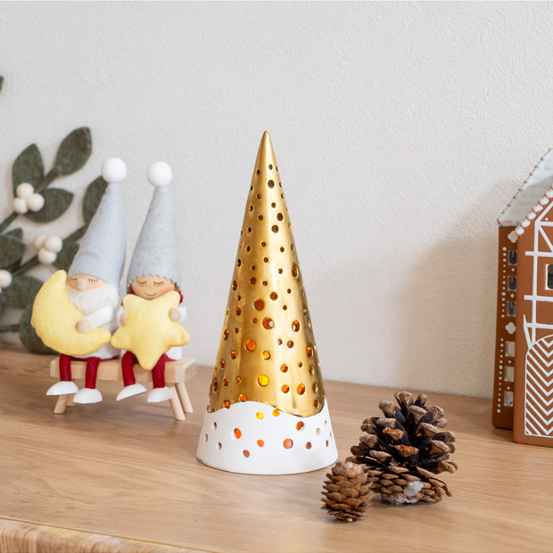 KAHLER（ケーラー） ノビリ ティーライトホルダー ツリー 19cm S