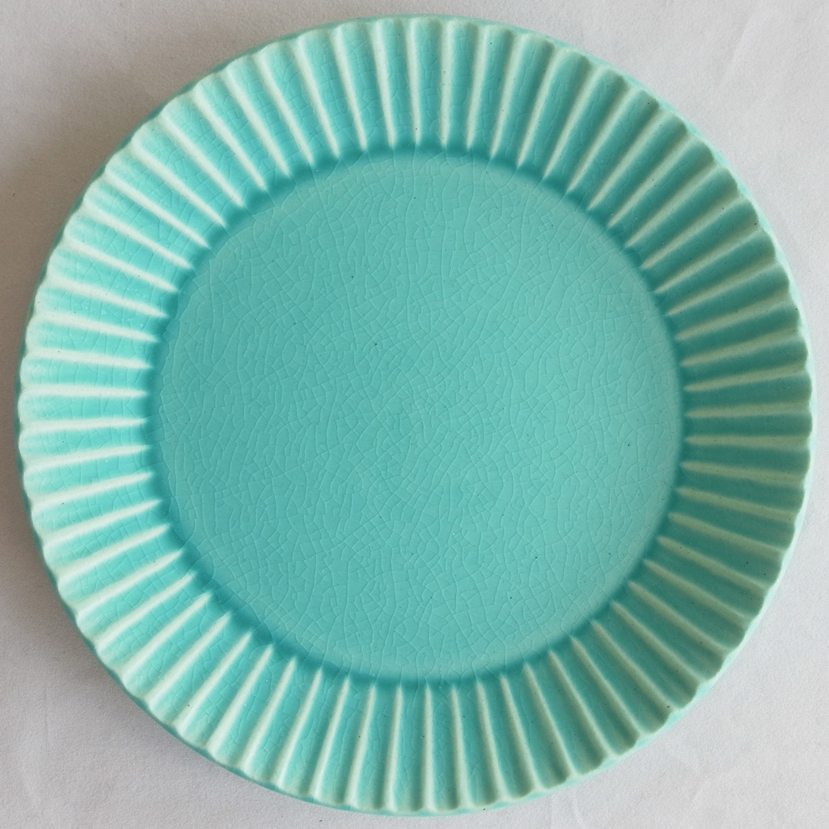 SAKUZAN ストライプ Stripe 丸皿 M 18.8cm プレート 作山窯 美濃焼