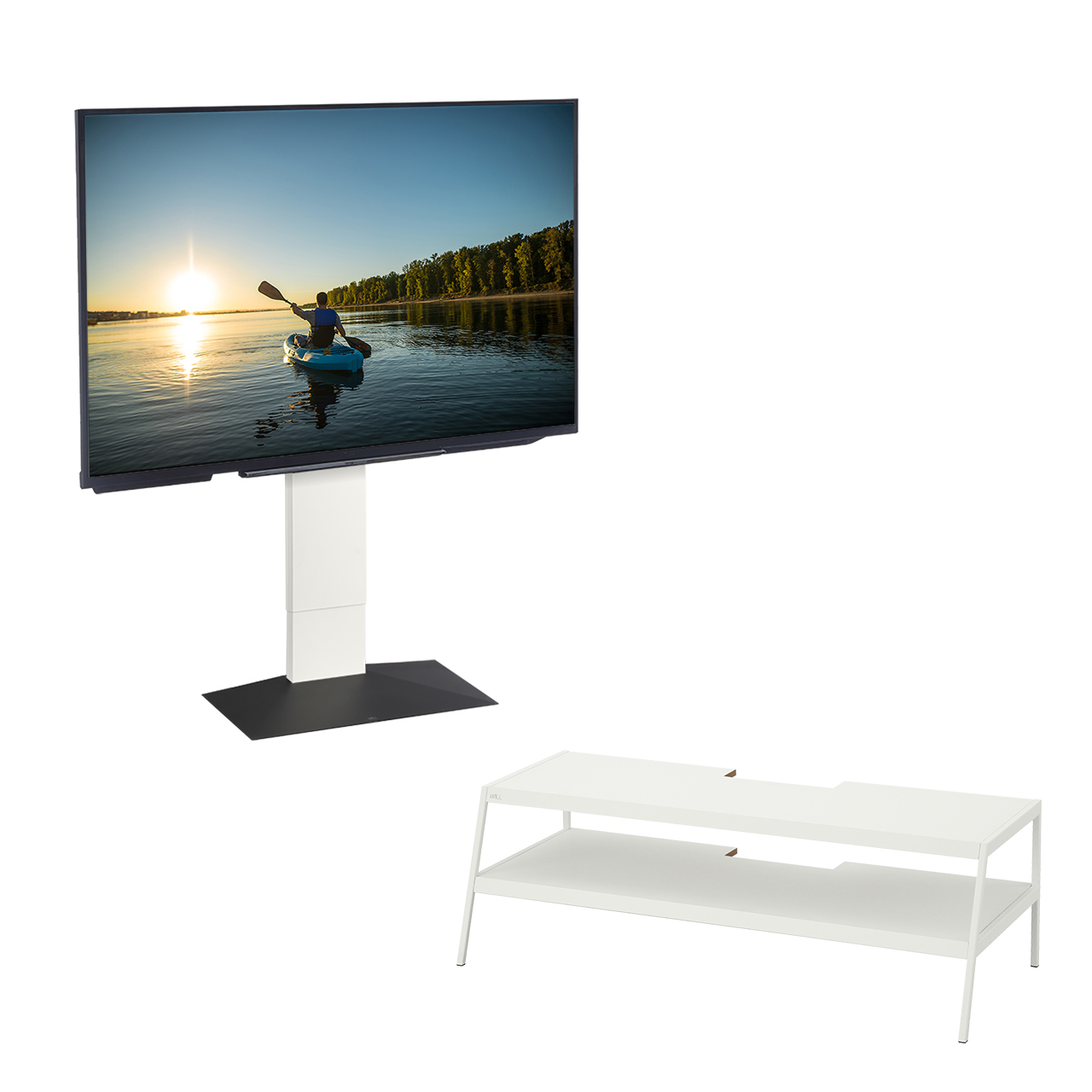 EQUALS（イコールズ） テレビ台 WALL 壁寄せテレビスタンド 32〜80v