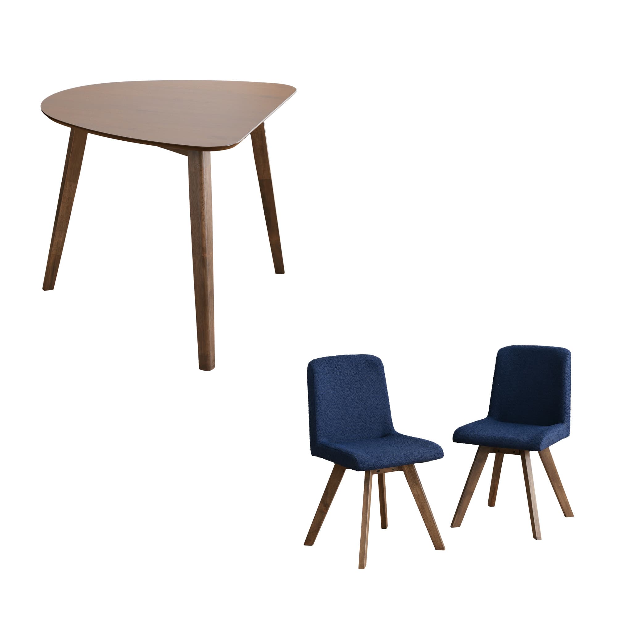 VENTOTA ダイニングテーブルセット 2人 ダイニング3点セット 2人用 幅