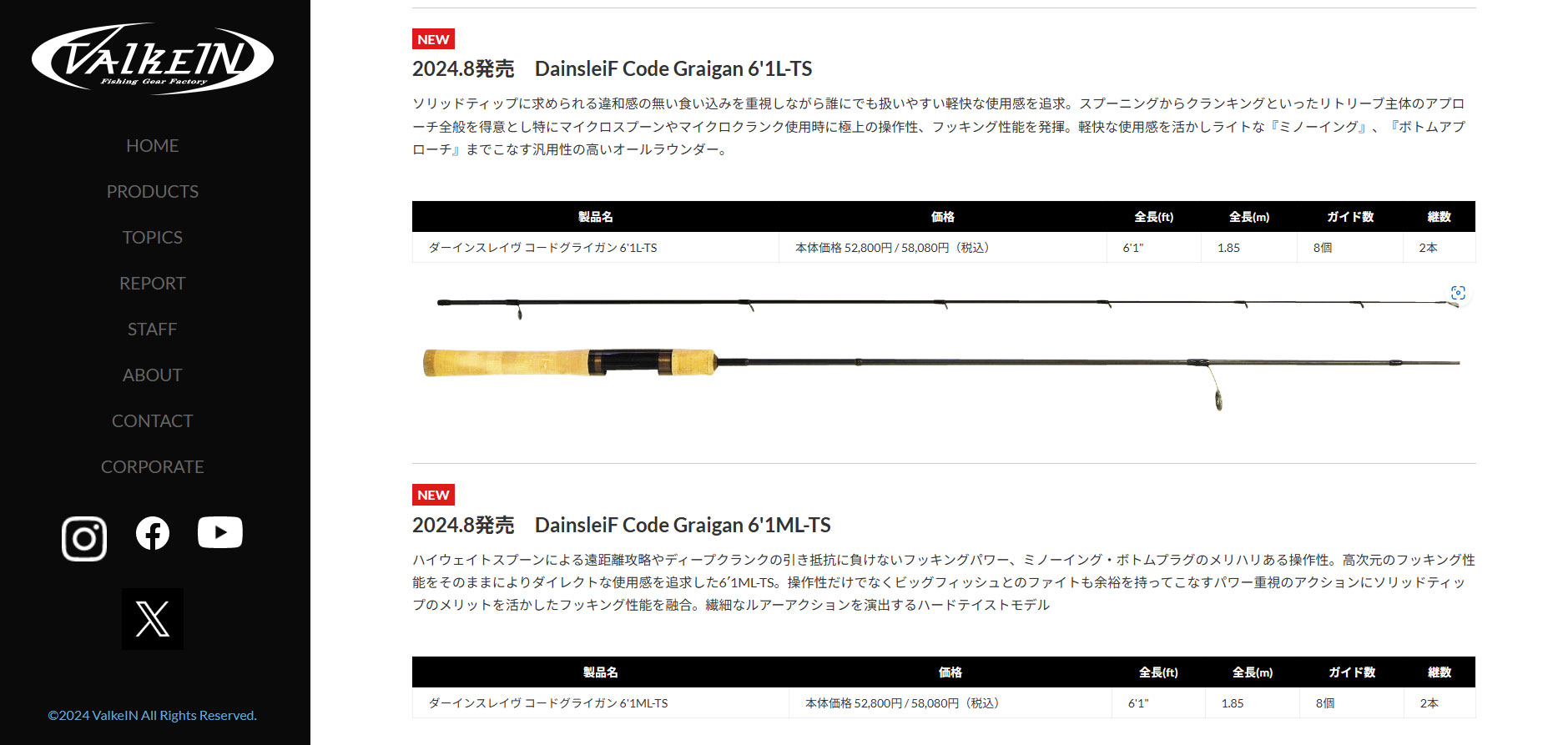 25%OFFセール】 ダーインスレイヴ コードグライガン 6'1L-TS ヴァル