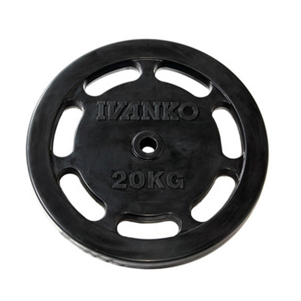 IVANKO イヴァンコ 社製 スタンダードラバープレート 5kg RUBK-5 Φ28mm