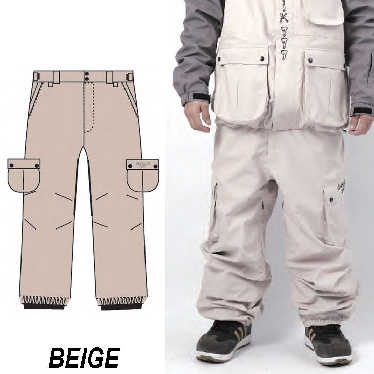 NOMADIX 24-25 NOMADIK ノマディック ウエアー 777 PANTS パンツ SNOW