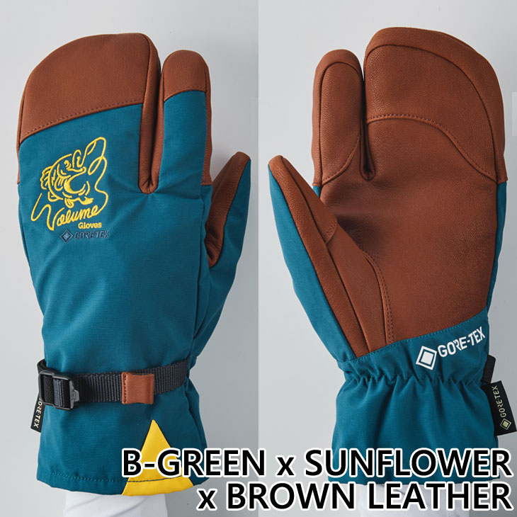 REW 23-24 VOLUME GLOVES グローブ ミトン THREE KING LEATHER MODEL