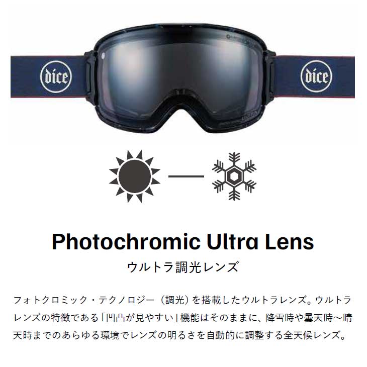 BANK 23-24 DICE ダイス スノー ゴーグル HIGHROLLER ハイローラー