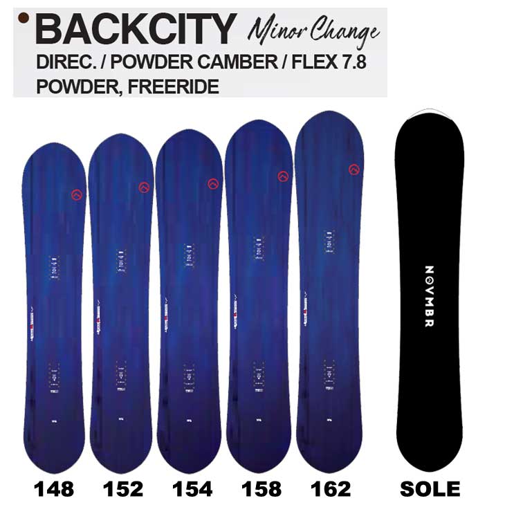 NOVEMBER（ノベンバー） 23-24 NOVEMBER スノーボード BACKCITY バック